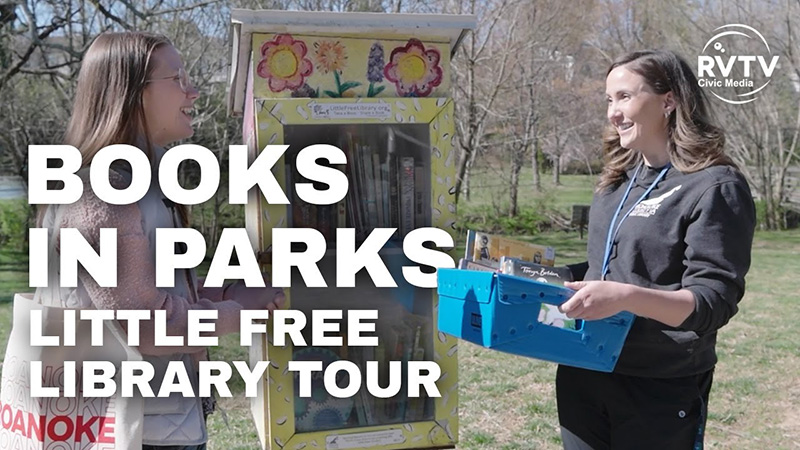 Video still from the Little Free Library video